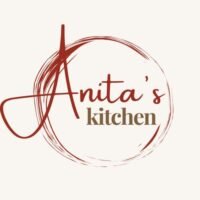 Anita’s Kitchen logo featuring text and a rustic design, representing homemade jams and preserves.